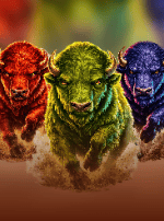 3 Blazing Buffalos: Hold & Win-bg
